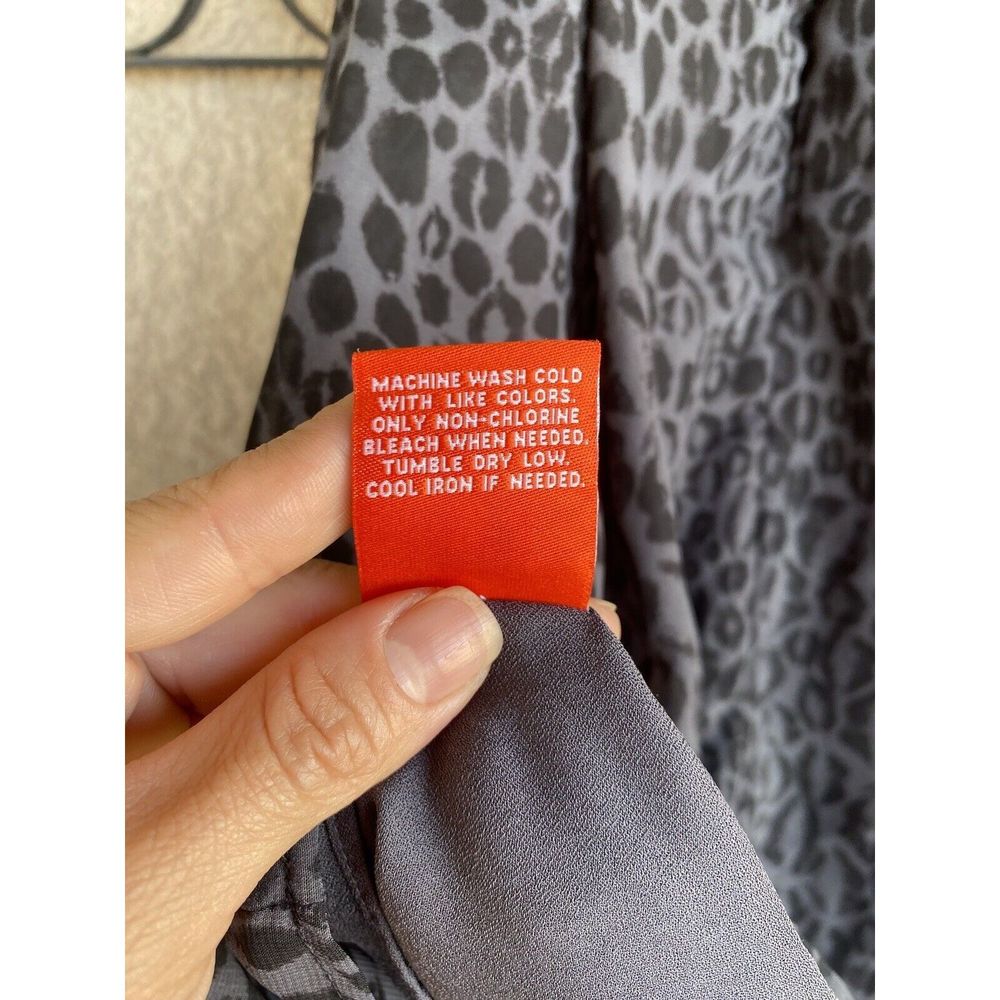 Kirna Zabete for target leopard print dress - size 2 - gray/black - Picture 7 of 7